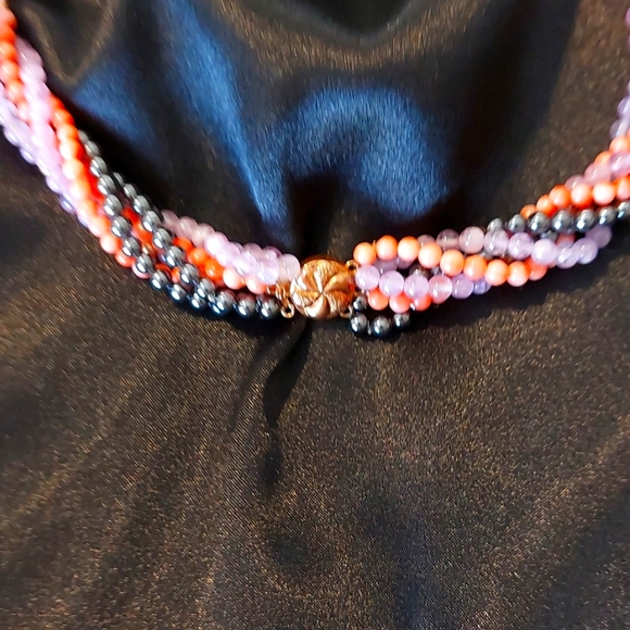 Union Square Six Strand Beaded Choker - Picture 2 of 4